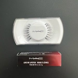 ⭐️ MAC Bundle - Eyelashes and Lipstick. NWT